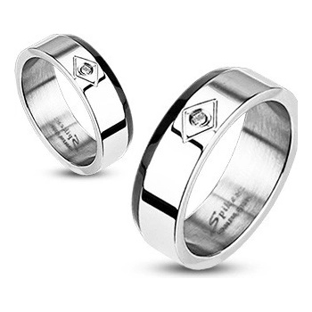 Steel Edge ocelový prsten Spikes 1007