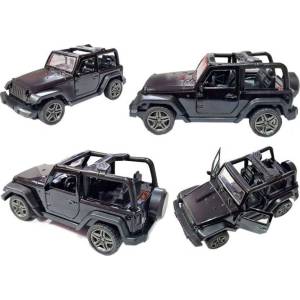 RAYA TOYS Детска кола Raya Toys - Джип, с музика и светлини, черна (508122521)