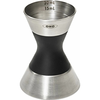 Barmanská odměrka STEEL 7 cm, stříbrná, nerezová ocel, OXO