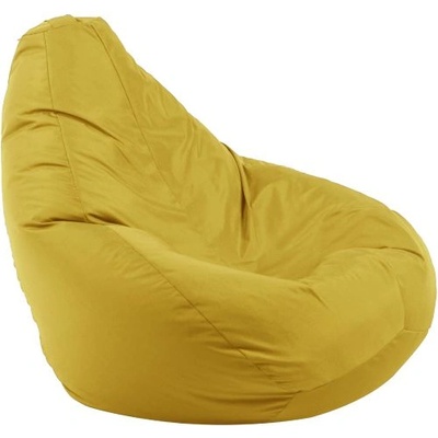 Pufrelax Пуф круша, 220л. , Nirvana Hobbit - Panama Yellow Quince, водоустойчив, Перящ се калъф, Пълнеж от Полистиролни перли