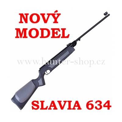 Vzduchovka Slavia 634 COLOUR - ŠEDÁ / 4,5 + TERČE + 1x diabolky zdarma (250ks)