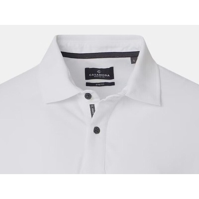 Casa Moda polo tričko s límečkem bílé