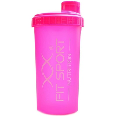 FitSport Nutrition Shaker Fitsport nutrition 700 ml se šroubovacím víčkem - neon pink