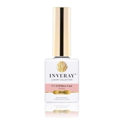 Inveray UV/LED Rubber Báza Pink Ružová 10 ml