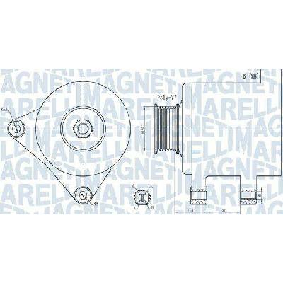 Generátor MAGNETI MARELLI 063732078010
