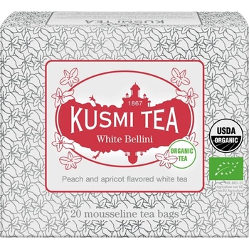 Kusmi Tea Бял чай BELLINI, 20 муселинови пакетчета, Kusmi Tea (KUSMI21700A1120)