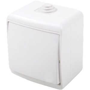 ELMARK КЛЮЧ СХ. 6 ОТКРИТ МОНТАЖ БЯЛ ip44 (1922130106)