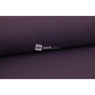 de-park Počesaná teplákovina silná - MELÍR - levandulová
