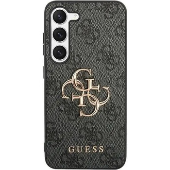 GUESS Кейс Guess 4G Big Metal Logo за Samsung Galaxy S24 Plus, черен (GUE003551-0)