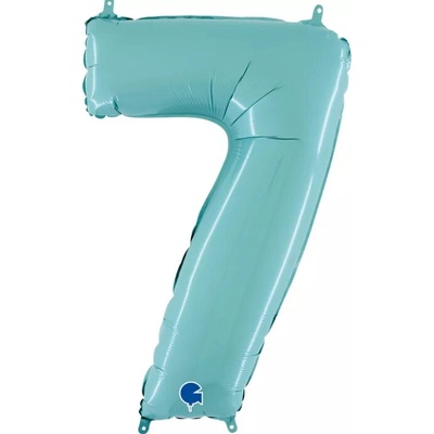 Grabo Balónek fóliový číslice 7 Tiffany 105 cm