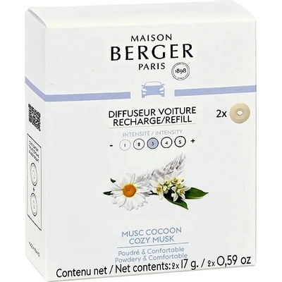 Maison Berger COSY MUSK náhradní náplň 2 ks