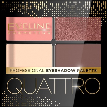 Eveline Cosmetics Quattro палитра сенки за очи цвят 06 3, 2 гр