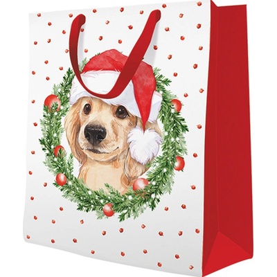 PAW Dárková taška PAW Xmas Dog, velká