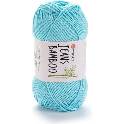 Yarn Art Jeans Bamboo 119 světlý tyrkys