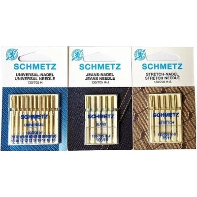 Set jehel Schmetz 130/705 H (univerzal, stretch, jeans) – Sleviste.cz