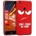kwmobile Твърд калъф с дизайн don't touch my phone за Huawei P9 Lite 2017 - бял