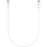 Ttec Кабел ttec - Fast Charge, USB-C/USB-C, 0.3 m, 65W, бял (8694470827889)
