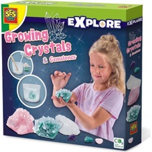 SES Creative Explore Rastúce kryštály a drahokamy