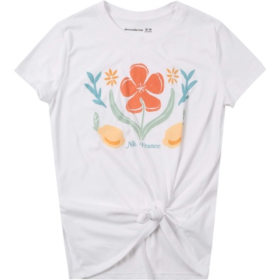 Abercrombie & Fitch Тениска 'MAR4' бяло, размер 122-128