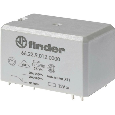 Finder 66.22.9.024.4000, 66.22.9.024.4000 relé do DPS, 250 V/AC, 30 A, 1 ks