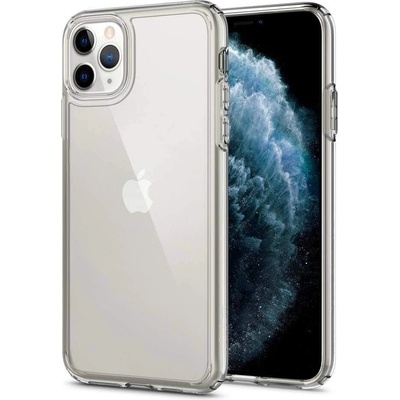 Spigen Crystal Hybrid Case - хибриден кейс с висока степен на защита за iPhone 11 Pro (прозрачен)