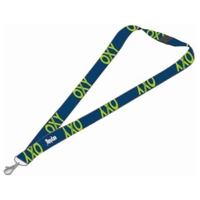 šňůrka na krk s karabinkou OXY BLUE LINE Green 7-94718