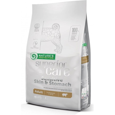 Nature's Protection Adult SC Sensitive Skin&Stomach Lamb Small 1,5 kg