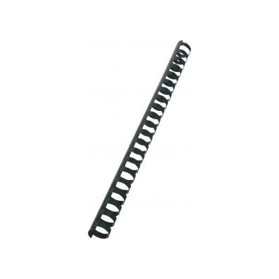 Plastové hrebene GBC 21R 19mm čierne