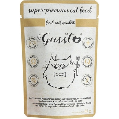 Gussto Cat Fresh Calf & Rabbit 85 g