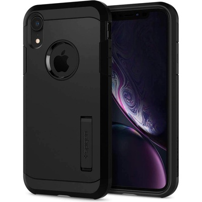 Spigen Tough Armor Case - хибриден кейс с най-висока степен на защита за iPhone XR (черен)