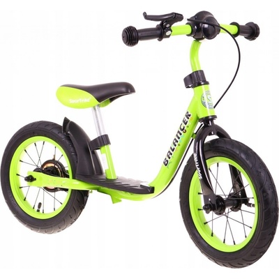 SporTrike Cyklo Balancer 12" nafukovacie kolesá zelený