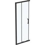 Ideal Standard Connect 2 - Плъзгащи се врати за душ, двукрилни, 90 см, черно/прозрачно стъкло K9261V3 (K9261V3)