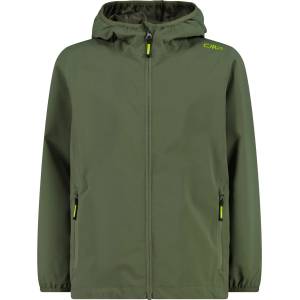 CMP Детско водоустойчиво яке CMP Kid's Jacket Fix Hood Clima Protect Softshell jacket - Oil Green - размер 176 (EU) (703-5503-0516)