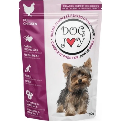 Dog Joy Junior kuřecí v omáčce 100 g
