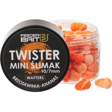 FeederBait Twister Mini Šlimak Wafters 25ml 11x8mm R72 Broskyňa/Ananás