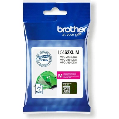 Brother Оригинален патрон Brother LC462XLM, 1500 страници/5%, Magenta (3015100598)
