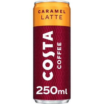 Costa Coffee ledové latté s příchutí karamelu 250 ml