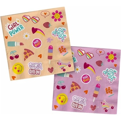 Folat Ubrousky papírové Boho Girlz 33x33cm 20ks