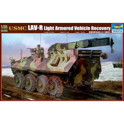 TRUMPETER slepovací model bojového vozidla USMC LAV-R 1:35