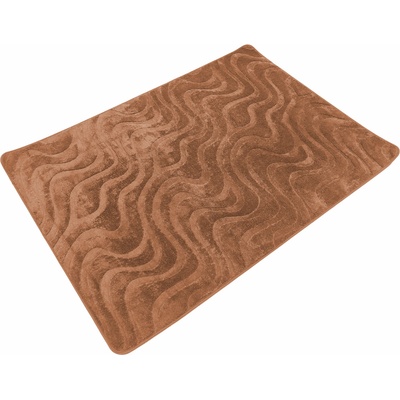 Takoy Koberec 120x170 vzor vlny hnedý-HT-00418 | 120 x 170 cm