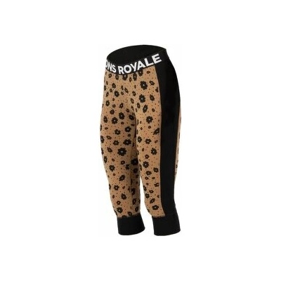 Mons Royale Cascade Merino Flex 200 3/4 Legging Women hnedá