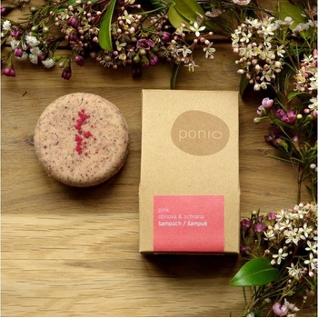 Ponio Tuhý šampon pro obnovu a ochranu Pink 30 g