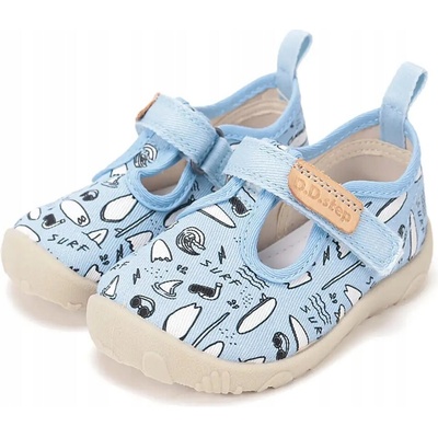D.D.Step Barefoot plátenky C086-61137A Aero-Blue