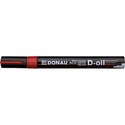 DONAU Лаков маркер DONAU D-oil 2, 8 mm червен U7369001PL-04 (U7369001PL-04)