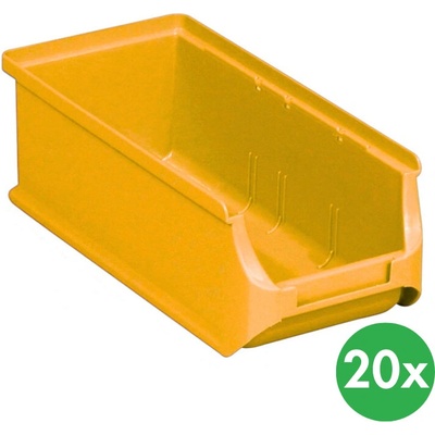 Allit Plastové boxy 102 x 215 x 75 mm žlté