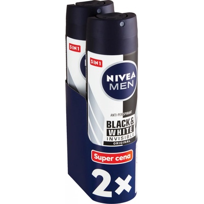 Nivea Men Invisible for Black & White Original deospray 2 x 150 ml