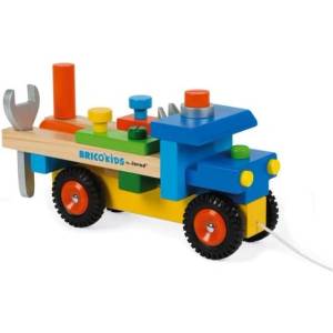 Janod BricoKids Камион с инструменти 17 бр (J05022)