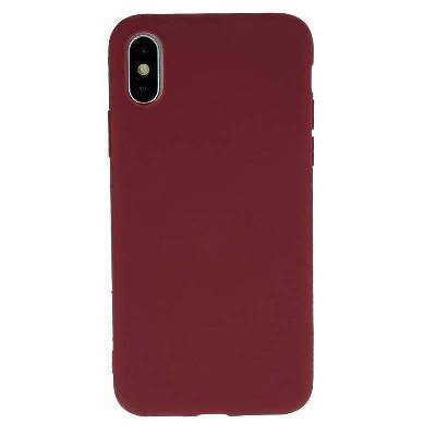 Pouzdro 1Mcz Matt TPU ochranný silikonové Oppo Reno5, Reno5 5G, Reno5 K, Find X3 Lite tmavě červené