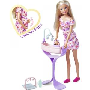 Simba Toys Steffi LOVE Hello Baby - Стефи с растящо коремче и бебе