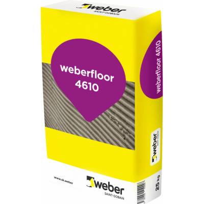 Weber weberfloor 4610 finálna samonivelizačná podlahová hmota 25 kg